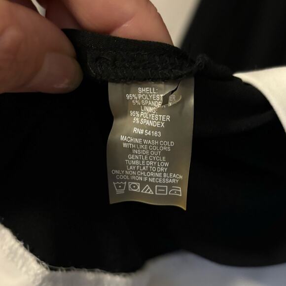 Tommy Hilfiger Black/ White Dress Size 4 - Picture 4 of 5